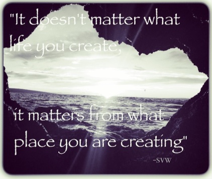 it doesnt matter what life you create